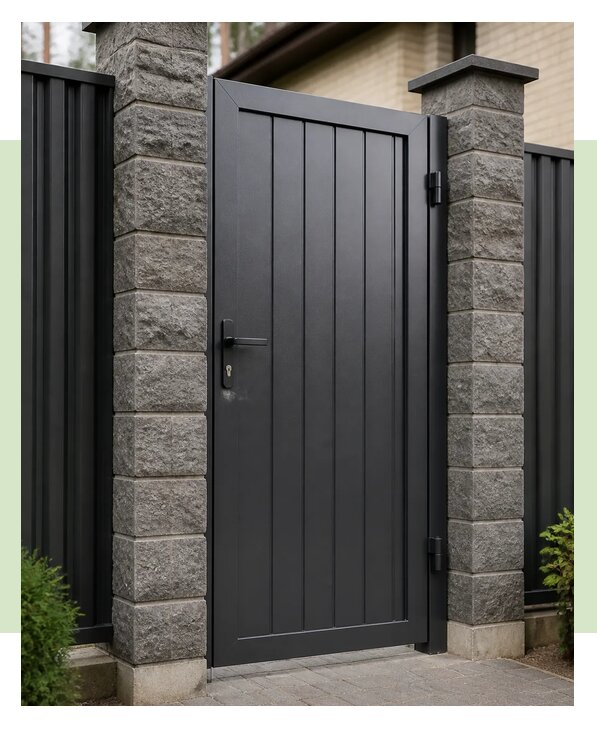 Металлическая калитка под ключ в Тобольске по цене от 28976 р. | ЗаборЭксеперт-Тбл